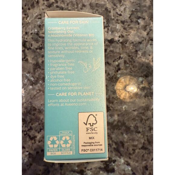 AVEENO CALM+RESTORE TRIPLE OAT serum/moisturizer FREE GIFT - Picture 4 of 6